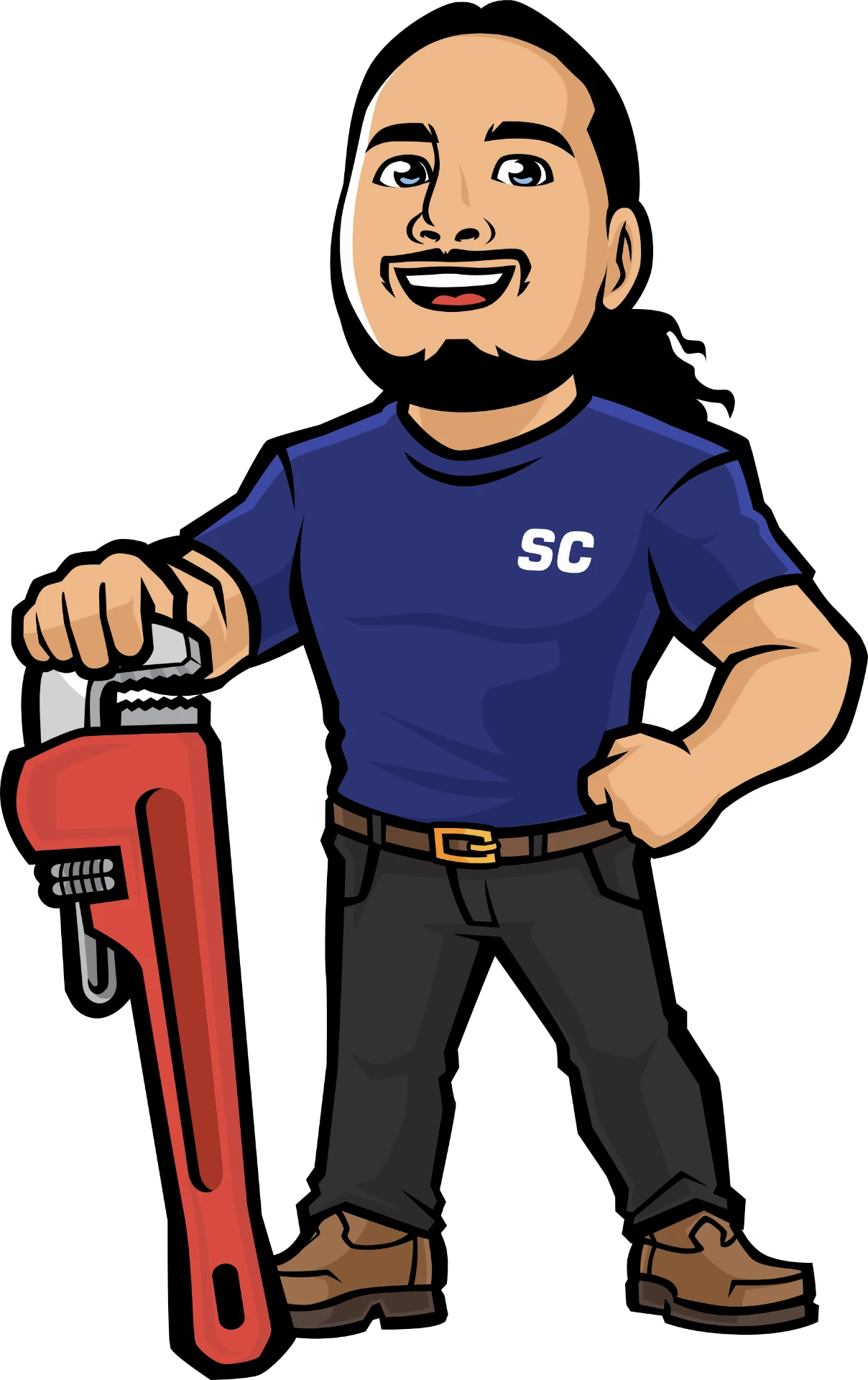 Jose, the friendly mascot of Smart Choice Plumbing & Drains, a licensed local plumber serving Ventura and Santa Barbara County homes and businesses